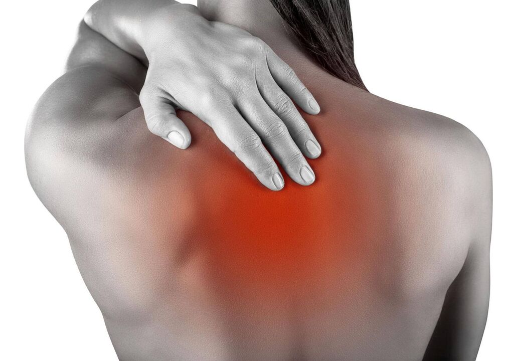 Douleur pour l'ostéochondose cervicale